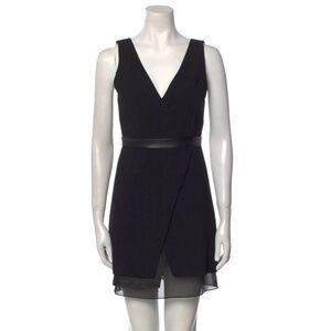 Alice + Olivia Leather Mini Dress